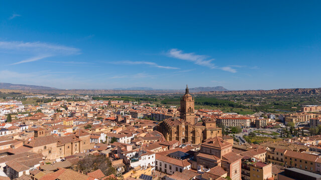 Vista del hermoso municipio de Guadix en la provincia de Granada, Andaluc&iacute;a
