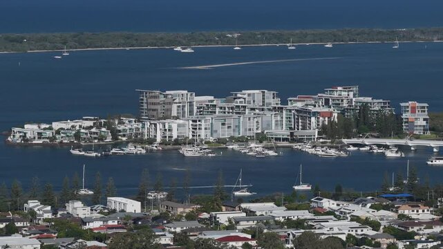 Ephraim Island At Daytime In Queensland, Australia - Aerial Drone Shot