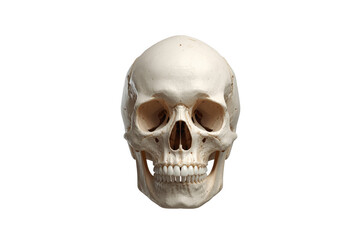 Obraz premium Human skull bone structure for anatomy and medical study