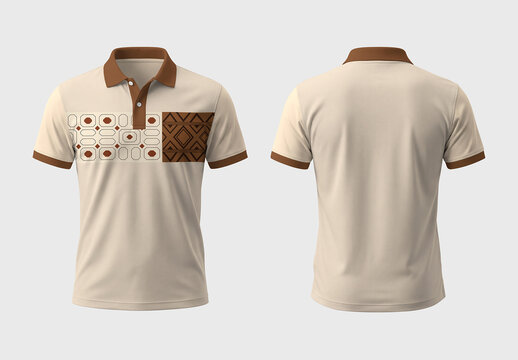 Stylish Minimal Polo Tshirt Design Layout