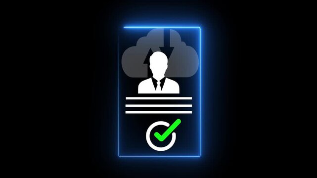 Businessman using AI and data analysis to identify target audience. Concept of customer segmentation, partner profiling, predictive analytics, CRM system, and strategic business intelligence. 