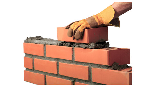 brick, wall, building, construction, block, bricks, work, worker, builder, civil engineer, worker building wall, 