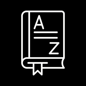 Dictionary Vector Icon