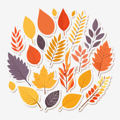 Obraz premium Autumn Leaves Collection