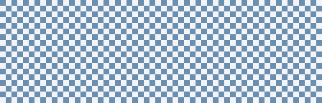 A dusty blue pattern for a groovy seamless background. Retro checkerboard design