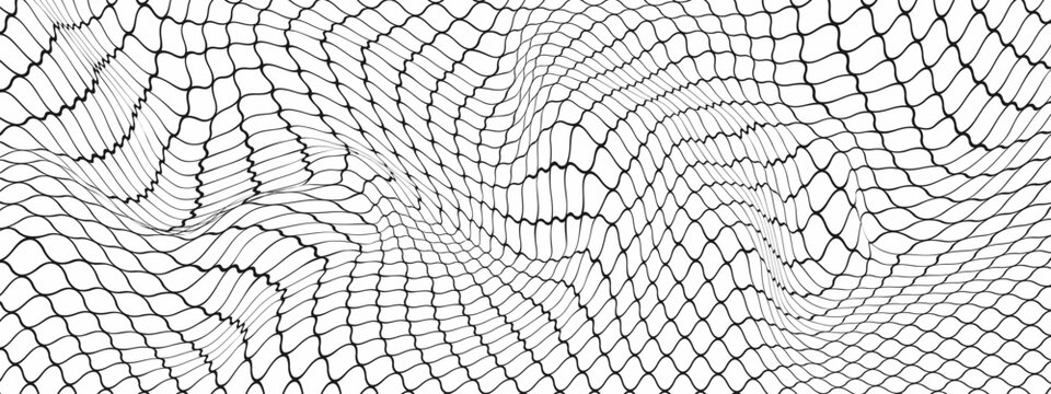 Mosquito wire window mesh seamless pattern in PVC. Protecting doorways from flies and other flying insects. Vector background.