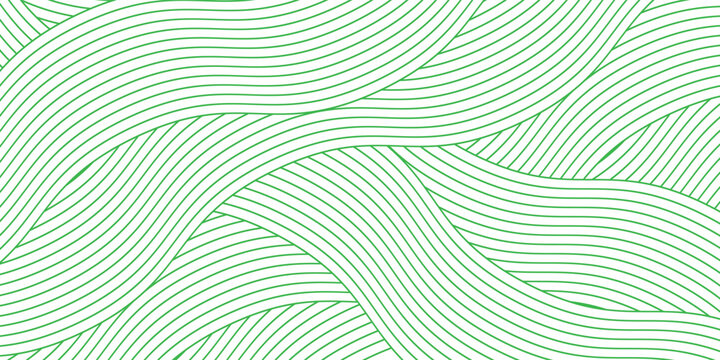 farm green banner, organic abstract background with fields. wavy green lines, natural organic products. ecology background. striped farmer green Pattern