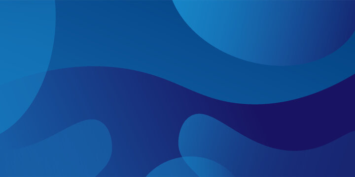 Latar belakang warna biru abstrak. Komposisi bentuk dinamis. Ilustrasi vektor