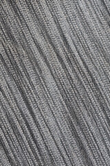 Obraz premium Gray Striped Fabric Texture Seamless Woven Textile Background Close Up