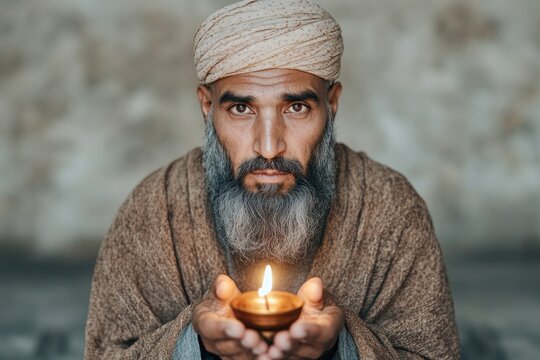 Spiritual Echoes of Salat Chants Resonating Through a Peaceful Mosque Interior