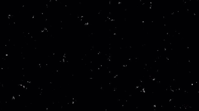 Film dust grain overlay with floating dust particles and subtle film scratches. Abstract film grain noise with scratchy dust particles for cinematic textures. Drifting grain specks animation. 4K Video