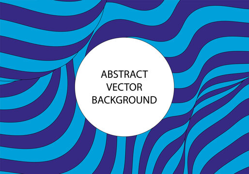 Vector illustration grid deformation blue wave for banner, cover or stylish creative poster. Eps 10