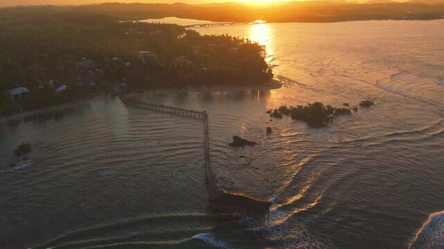 Siargao island Philippines cloud 9 General Luna drone aerial travel holiday destination