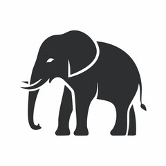 Fototapeta premium Stylized Elephant Icon