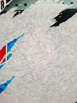 Torn poster abstract collage background