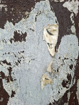 Torn poster abstract collage background