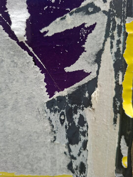 Torn poster abstract collage background