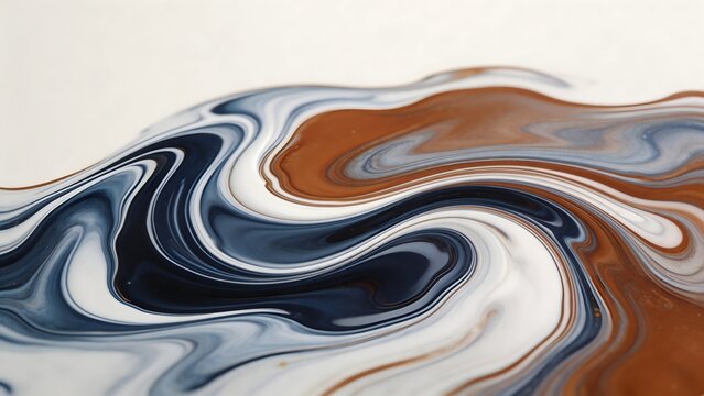 Abstract swirling paint pattern