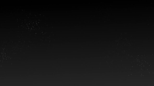 Subtle white particles drifting in dark gradient space, minimal abstract background with soft motion, calm atmosphere, gentle depth and clean modern visual texture.
