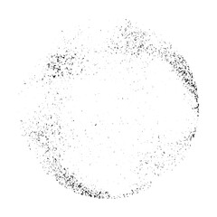 Soft Dust Ring Texture Abstract Minimal Circular Grunge Background. Minimal circular dust texture with soft grunge noise and subtle particle ring effect. Clean abstract overlay background ideal  © vector set