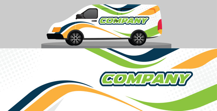 unique vinyl car wraps, minibus car livery template, custom car decal sticker,  van wrap design, car wrap for branding