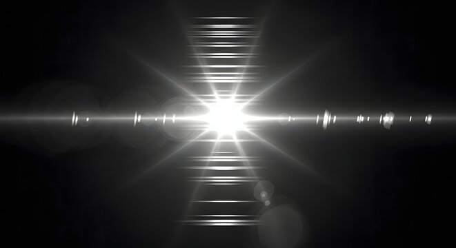 Abstract overlay Natural Sun flare on the black background, flare light transition, lens flare, glow effect