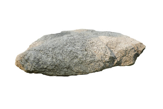 Rock isolated transparency background.