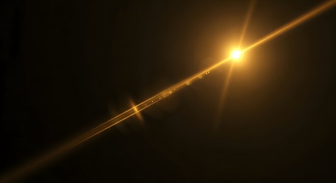 Abstract overlay Natural Sun flare on the black background, flare light transition, lens flare, glow effect