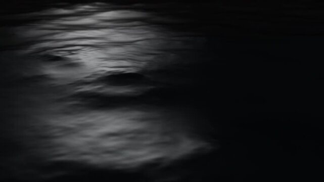 Black Luxury Water Waves Seamless Loop Background