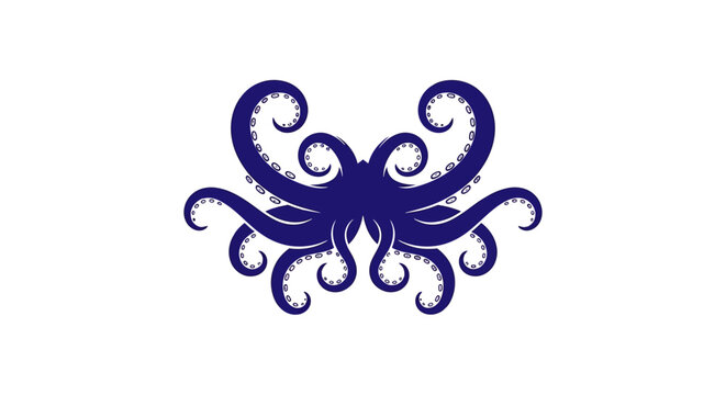 Detailed illustration of an octopus tentacles.