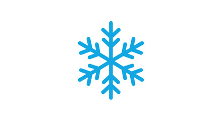 Blue Snowflake Ice Crystal Winter. © Wulan