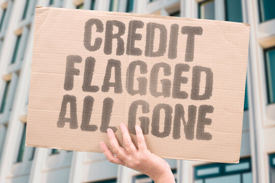 "Credit Flagged All Gone" research confirms credit blacklisting removes access to multiple essential daily services. CREDIT. REAL. SYSTEM. FLAGGED. DENIED.