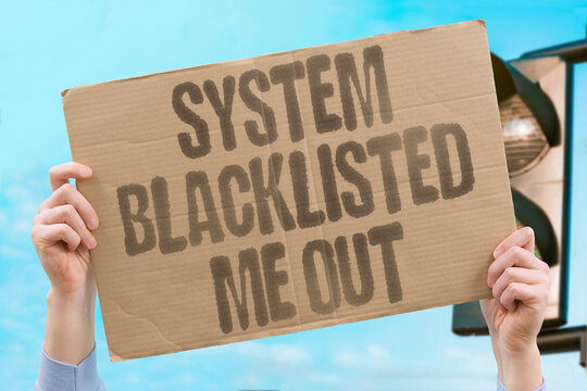 "System Blacklisted Me Out" research confirms individuals are increasingly blocked by automated credit and social systems. CREDIT. REAL. SYSTEM. FLAGGED. MODERN.