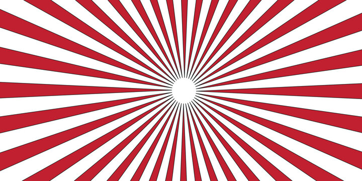 Sunburst retro sun rays rad background.
