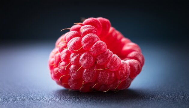 single raspberry close up studio shot red berry aggregate fruit food photography raspberry berries