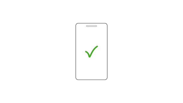 payment success ui animation with loading indicator and checkmark mobile transaction confirmation 4k.