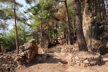 Fototapeta premium Syedra ancient city, Alanya, Turkey