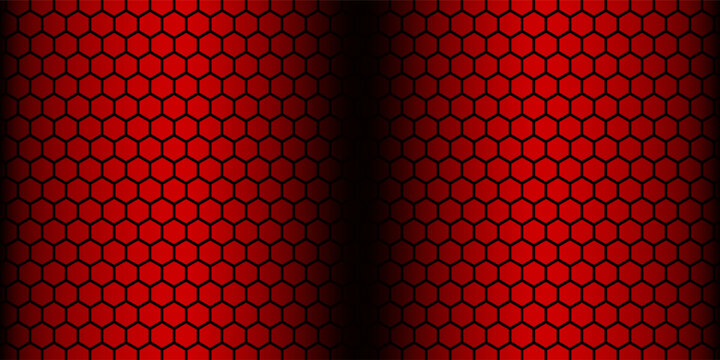 Honey comb red background