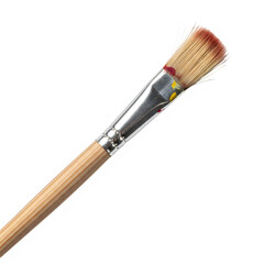 Fototapeta premium Paint brush, artist brush, paintbrush, art supply, wooden handle