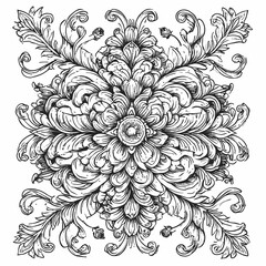 Fototapeta premium batik design very cool