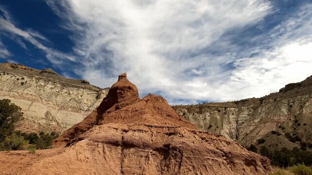 Utah 0386 Kodachrome Basin monolithic stone spires sandstone spires and columns called sand pipes or clastic dikes