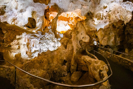 Scenic Underground Cave Trail in Carlsbad Caverns New Mexico