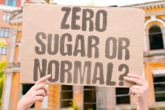 "Zero Sugar Or Normal?" nutrition research examines which is safer between zero-sugar and regular sugar. SUGAR. ZERO. HEALTH. REAL. CHOICE.