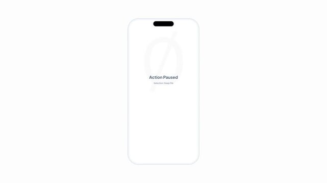 Mobile phone user interface showing photo deletion confirmation popup with erase it button