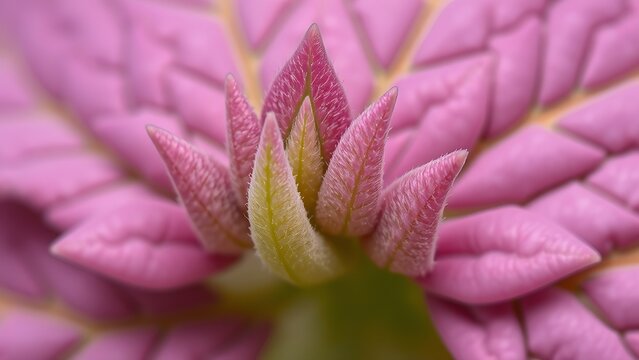 Mimosa pudica leaves folding closed, macro detail in daylight.