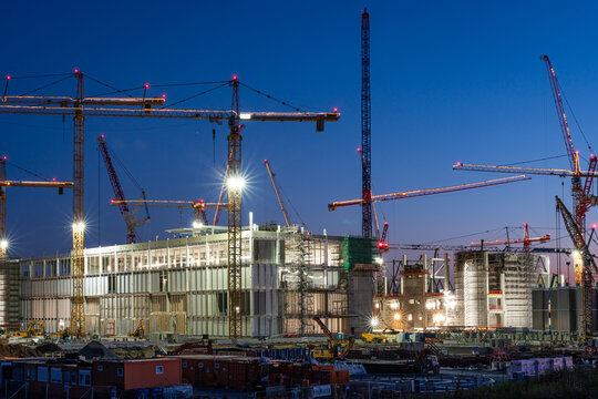 Erschlie&szlig;ung der Gro&szlig;baustelle