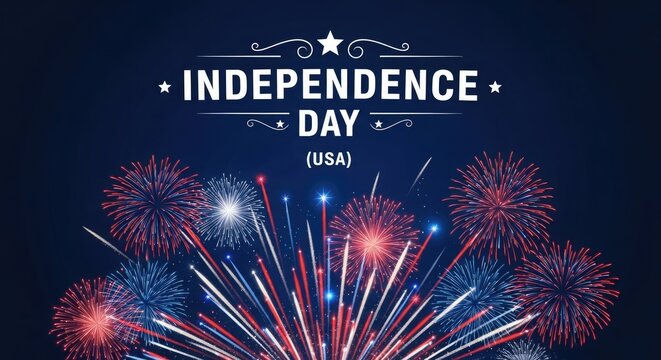 Spectacular independence day fireworks a patriotic celebration of usa freedom and liberty