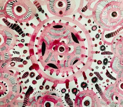 Abstract hand drawn background 