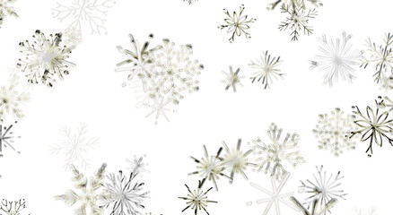 Beautiful abstract snowflake background for winter holiday designs and Christmas season greetings © vegefox.com