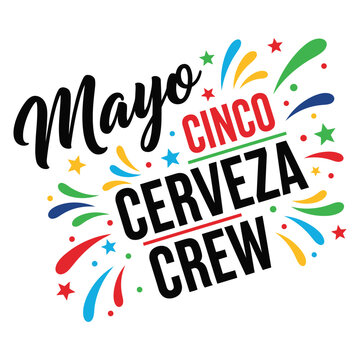 Cinco de Mayo celebration team logo.